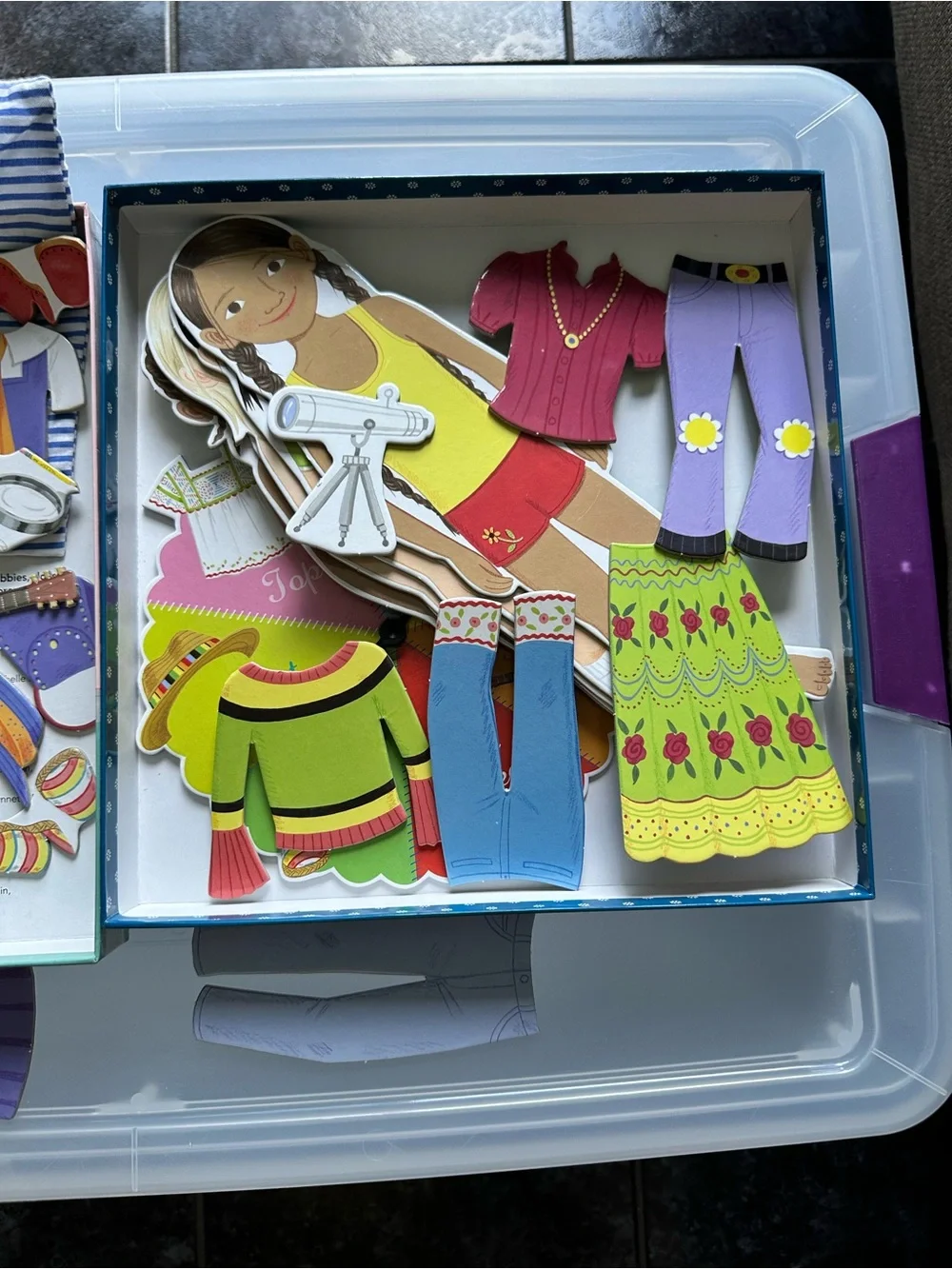 EeBoo Paper Dolls Dress-Up Game for 2-5 Players